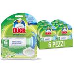 DUCK Fresh Discs - Base per Dischi Gel Igienizzanti WC, Profumo Lime - Formato Scorta 6 Applicatori, 36 Dischetti