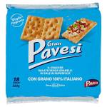 Gran Pavesi Cracker Salati Senza Granelli di Sale in Superficie, Senza Olio di Palma - 18 Pacchetti (560 g)