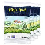 Nortembio Acido Citrico Biologico 2 Kg (4x500g). Acido Citrico Anidro in Polvere, 100% Puro. Acido Citrico per Pulizia e Lavatrice. Input per Produzione Biologica. E-Book con Usi di Pulizia Inclusi.