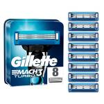 Gillette Mach3 Turbo Lamette di Ricambio per Rasoio, 8 Pezzi