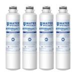 Waterspecialist Filtro dell'acqua per frigorifero, materiale senza piombo, bianco, 4 pezzi (confezione da 1)