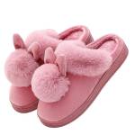 NOGRAX Pantofole calde Scarpe Da Casa Soffici Pantofole Calde Invernali Da Donna Pantofole Di Peluche Pelose Da Donna Scarpe Morbide Da Donna Casual Per Interni-Rosa Scuro-40-41 (Misura 39-40)