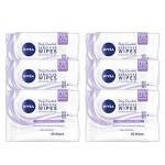 Salviette per il viso Nivea Daily Essentials, per pelle sensibile, confezione da 6, totale 150 salviette (etichetta in lingua italiana non garantita)