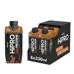 HiPRO Drink 25g di PROTEINE, Bevanda Proteica al gusto Cioccolato,Senza Lattosio, Senza Grassi e Zuccheri Aggiunti (8 confezioni x 330ml)