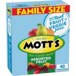 Mott's Medleys Fruit Flavored Snacks, Assorted Fruit, Value Pack, 40 Pouches, 32 oz.