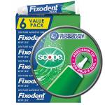 Fixodent Controllo protesi adesiva Cream Plus Scope Flavor 2 oz (confezione da 4)