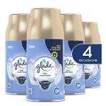 Glade Automatic Spray Ricarica, Profumatore per Ambienti, Fragranza Pure Clean Linen, Formato Scorta da 4 Ricariche da 269 ml