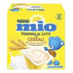 Nestlé Mio Merenda al Latte Cereali, da 6 Mesi, 6 Confezioni da 4 Vasetti, 24 Vasetti