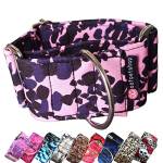 Woofpetshop® - Collare Martingale per Cani Modello LEOPARD FUX levriero - Handmade