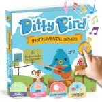 Libri Musicali Ditty Bird per Bambini: Divertente Libro sugli Strumenti e Filastrocca. Interattivi da 1 a 3 anni. Sonori e Resistenti al Gioco.