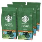 STARBUCKS Single Origin Colombia Caffè Macinato Tostatura Media, 6 Sacchetti da 200g (1,2kg)