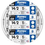 Southwire Romex Brand Simpull Solid Indoor 14/2 W/G Cavo NMB 4,6 m Bobina - SW# 28827426