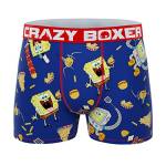 CRAZYBOXER Spongebob Seahorse Boxer da uomo, Spongebobburger, Large