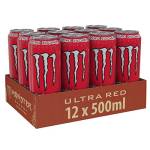 Monster Energy Ultra Red! - 16 Oz Cans - 12 Pack by Monster Energy