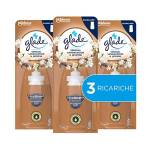 Glade Sense & Spray Profumatore per Ambienti con Oli Essenziali, Fragranza Sensual Sandalwood e Jasmine, Confezione da 3 Ricariche da 18 ml