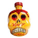 KAH Tequila Reposado - Bottiglia Decorata Giorno dei Morti - 100% Agave Blu - Doppia Distillazione e Invecchiato in Botte di Quercia - 40% vol 70 cl (700 ml / 0,7 Litri)