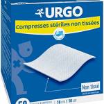 URGO Compresses Stériles Non Tissées 10 x 10 cm Bte/50