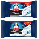 Duck Fresh - 2 ricariche per spazzole (2 confezioni, 24 tamponi lavabili), biodegradabili, per WC