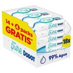 Dodot Salviette Aqua Pure per bambini, 99% acqua, 864 salviette, 18 confezioni (18 x 48)