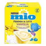 NESTLÉ MIO Merenda al Latte Vaniglia 4 Vasetti da 100 g (400 g)