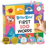 Ditty Bird Baby First 100 Words Canzoni educative per Bambini: Giocattolo per Bambini con 6 Pulsanti sonori per Imparare l’Inglese. Libro Musicale Perfetto per Bambini a Partire dall’età di 1 Anno.