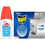 Autan e Raid Protezione Completa, Antizanzare, Autan Family Care Vapo 1 Confezione da 100 ml, Raid Liquido Elettrico Protezione, 1 Base e 1 Ricarica