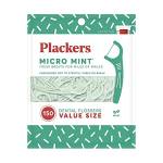 Plackers Micro Mint - Set di 3 plettri per filo interdentale, 150 pezzi