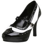 Funtasma Contessa-06, Mary Jane Donna, Nero (Blk Wht Pat), 39 EU