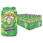 Warheads - Soda fruttata acida con classici sapori di testate 12 x 255ml 12oz lattine (importazione USA) (mela verde)