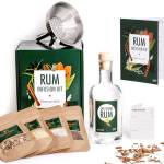 Kit Infusione Rum By Craftly | Prodotti Botanici Naturali Per Cocktail Fatti In Casa | Ottimo Regalo Per Natale, Compleanno, San Valentino, Pensione | Idee Regalo Per Uomo E Donna | Spezie E Bottiglia