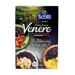 Riso Scotti, Riso Venere 500 g, Riso Italiano con Gusto e Profumo Aromatico, Pronto in 12', Icona della Tradizione Italiana, Alimentazione Sana, Formato 500 g