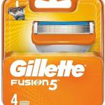 Gillette Fusion Ricariche Rasoio - Confezione da 4 lame