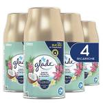 Glade Automatic Spray Ricarica, Profumatore per Ambienti, Fragranza Exotic Tropical Blossom, Formato Scorta da 4 Ricariche da 269 ml