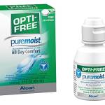 opti-free Puremoist multi-purpose Disinfecting Solution con custodia per obiettivo, 56,7 gram