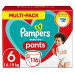 Pampers Mega Plus Baby-Dry taglia 6 (15kg+), confezione da 116 pannolini