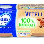 Vitello di vitello omogeneizzato al 100% naturale, Mellin, 80 g (confezione da 24)