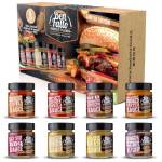 CONFEZIONE GOURMET Benfatto 8 vasi SALSE speciali per Hamburger e BBQ - EDIZIONE LIMITATA - Made in Italy