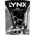 LYNX Black Duo & Socks Deodorant Gift Set Body Wash & Body Spray perfetto per la sua routine quotidiana 2 pezzi