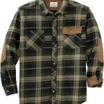 Legendary Whitetails Harbor-Camicia in Flanella Pesante Button Down, Mallard Plaid, XL Uomo