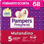 Pampers Progressi Mutandino Junior, 68 Pannolini, Taglia 5 (12-18 Kg)