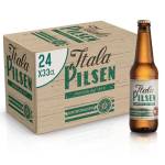 Itala Pilsen Cassa Birra con 24 Bottiglie da 33 cl, 7.92 L, Birra Non Pastorizzata dal Gusto Autentico, Ricco e Distintivo, Gradazione Alcolica 4.8% Vol