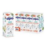 ALPRO SENZA ZUCCHERI, Bevanda al COCCO, 100% vegetale con vitamine B2, B12 e D (8 confezioni x 1 Litro)