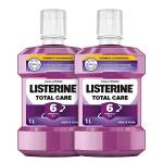 LISTERINE Collutorio Total Care, Collutorio al gusto di Menta Pura, Collutorio con 6 benefici in 1 per una pulizia accurata e un'igiene orale completa, Confezione da 2 x 1 L