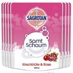 Sagrotan - Ricarica di fiori di ciliegio e rosa, 8 confezioni da 250 ml (8x250ml)