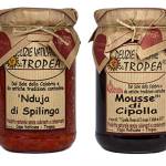 Nduja di Spilinga (Salame Piccante Spalmabile) 280g + Mousse di Cipolla 330g - Prodotti Tipici Calabresi - Salsa Gourmet - 100% Made Italy - Delizie Vaticane Di Tropea.