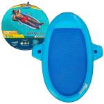 SwimWays Spring Float SunCatcher - Sedia da piscina con valvola iper-piatta, colore: blu