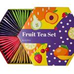 ACORUS Set di Tè alla frutta di lusso | 6 sapori di destinazioni diverse | Set tè regalo | Scatola di selezione grande | Confezioni regalo tè | 60 bustine di tè