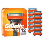 Gillette Fusion5 Lamette da Barba, 12 Ricambi da 5 Lame