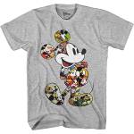 Disney Maglietta da uomo con grafica Scene Me Vintage, Premium Grigio Erica, XL