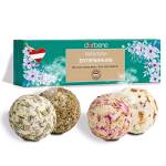 Set regalo per bombe da bagno – 4 palline da bagno biologiche dall'Austria – Additivo da bagno per puro relax, oli essenziali – regalo di compleanno, idea regalo per donne, papà, fidanzata, Bath Bombs